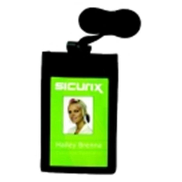 Sicurix Sicurix Identification Neck Pouch - 3.5 x 2.25 in. - Black 1469418